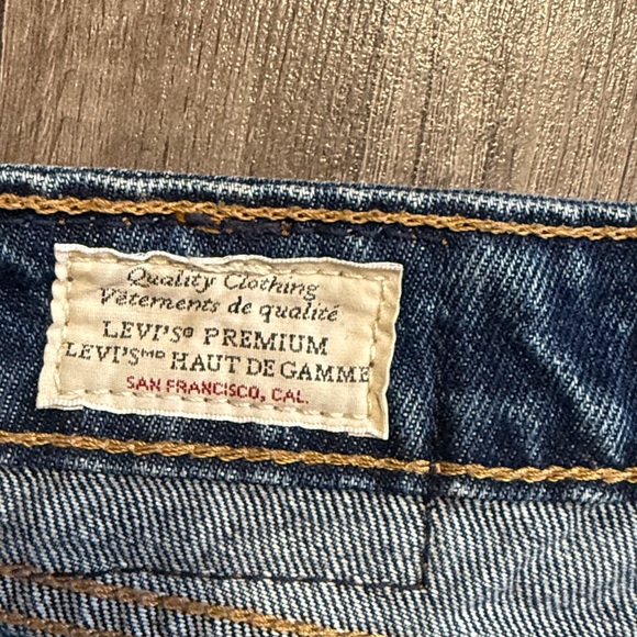 Levi’s Premium Classic Blue Jeans - Low Loose Ample Bas - 31W x 32L - Picture 5 of 8